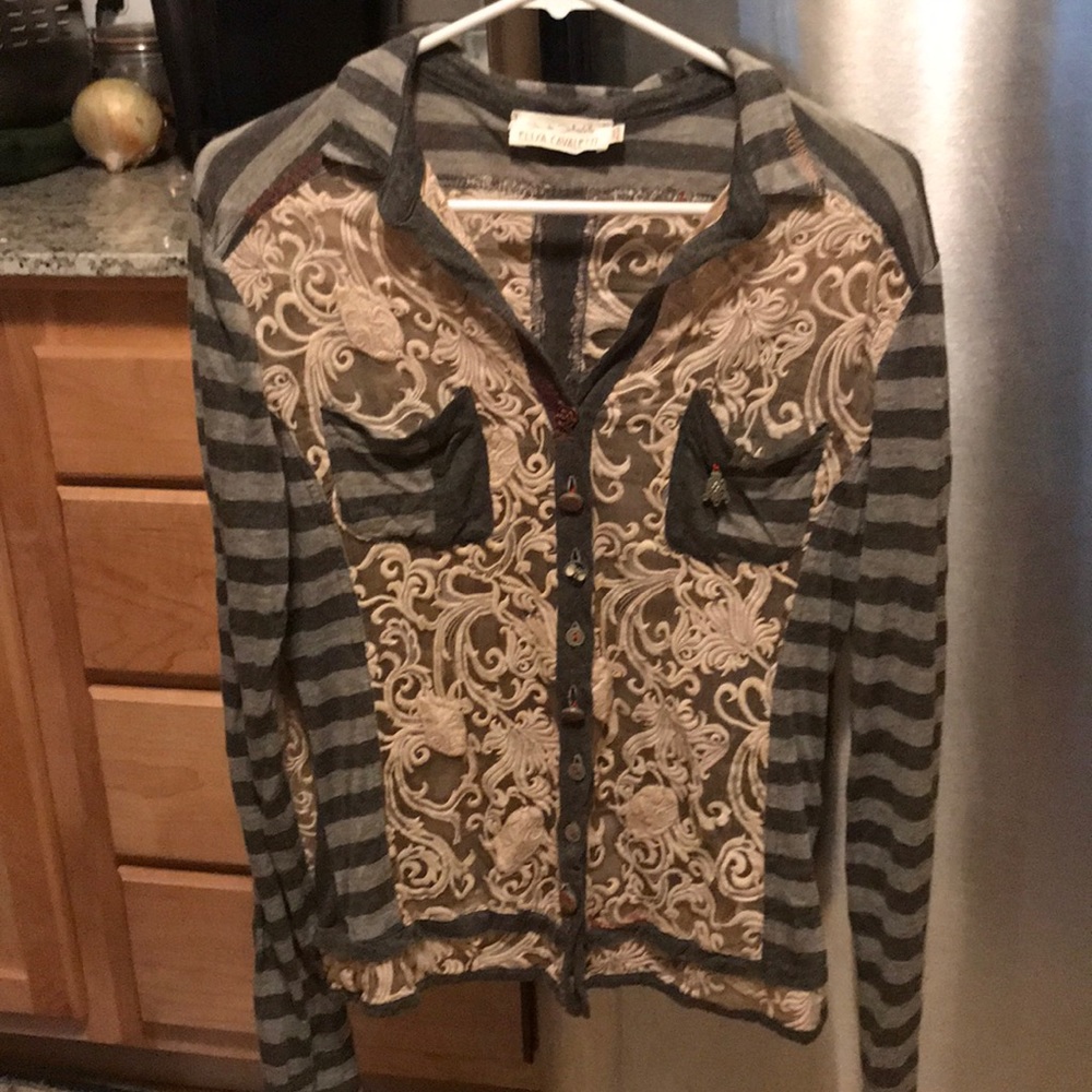 Super cool Elisa Cavaletti blouse M